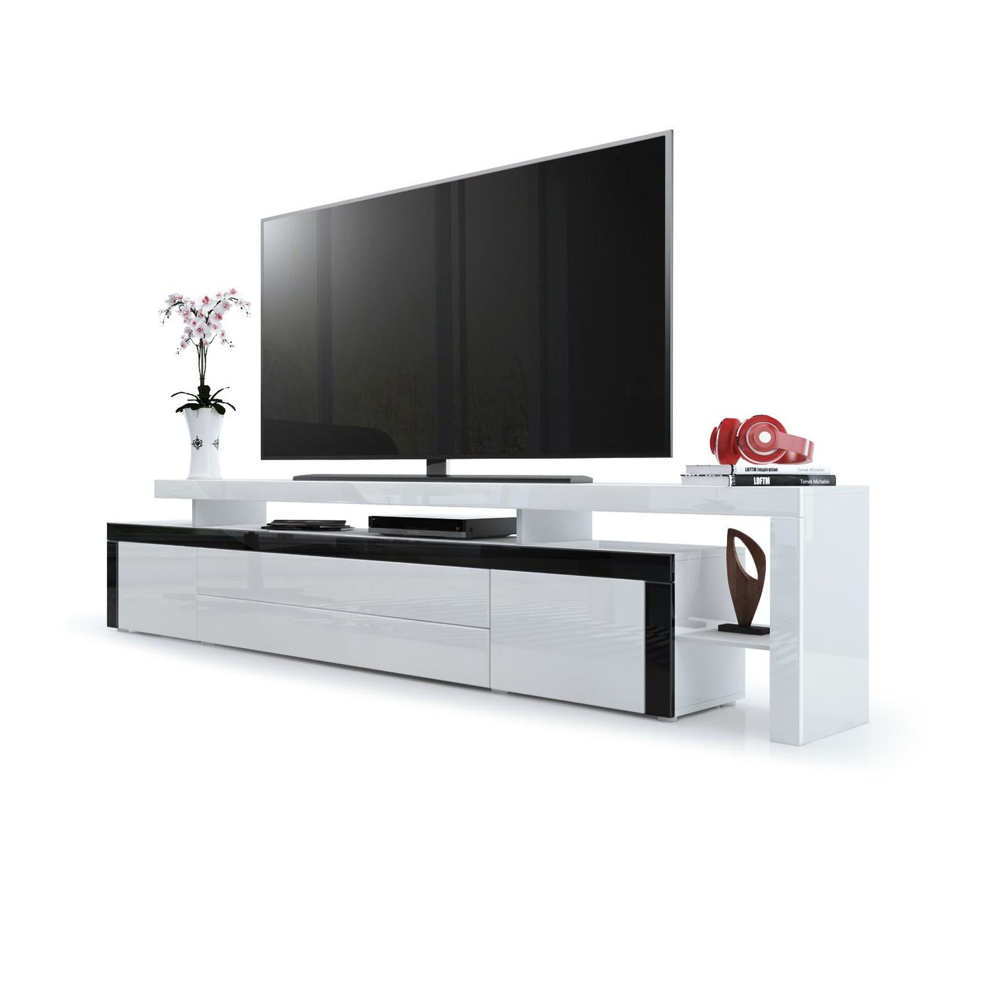 Plano TV Board Korpus Weiß