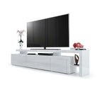 Plano TV Board Korpus Weiß Hochglanz