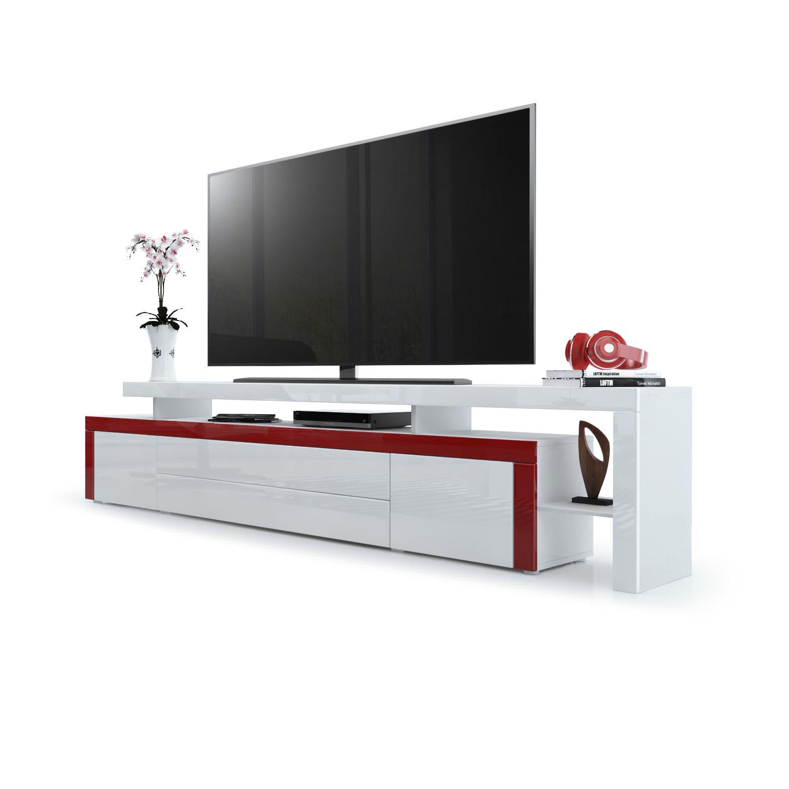 Plano TV Board Korpus Weiß matt