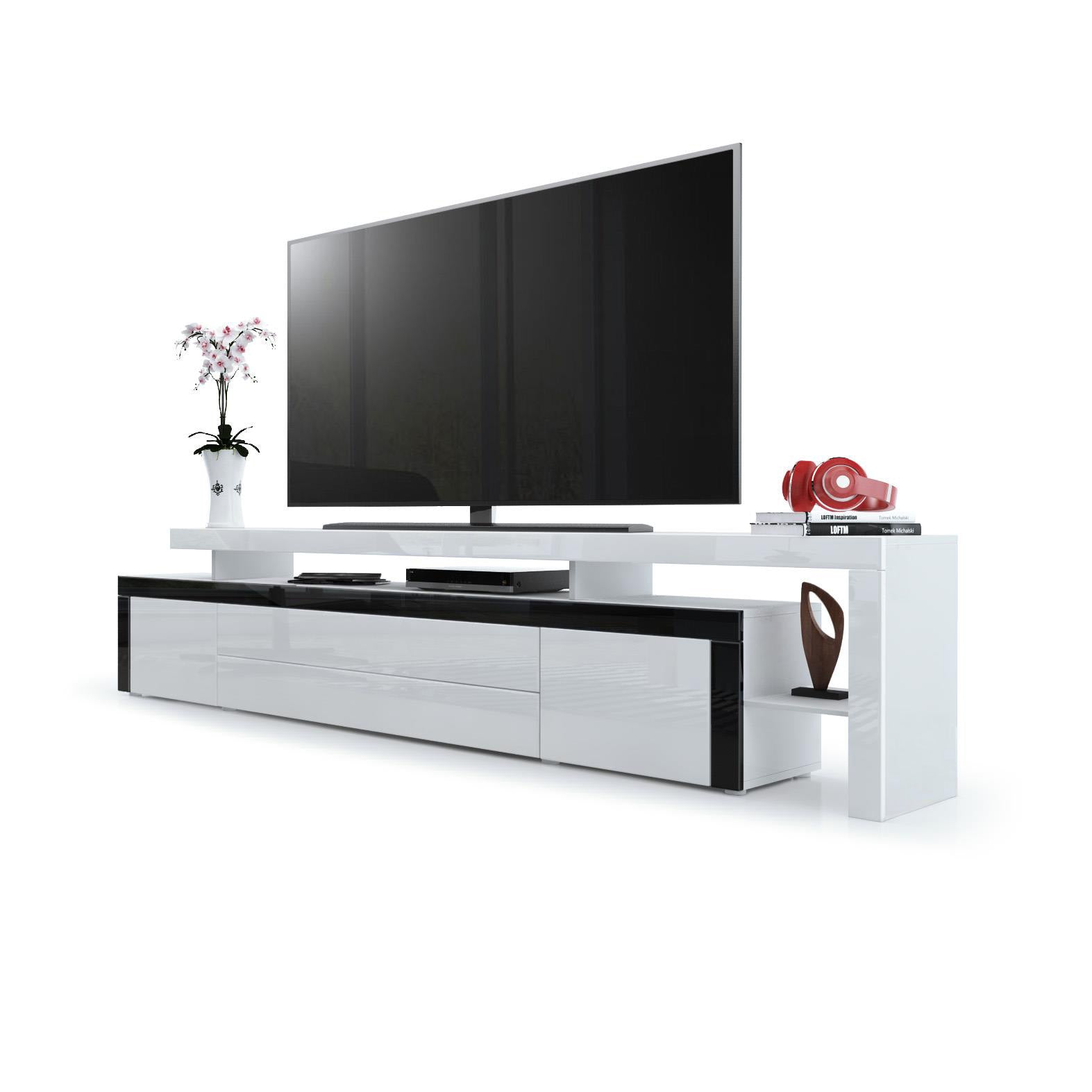 Plano TV Board Korpus Weiß matt