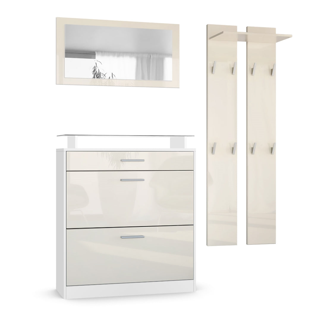 Elora Mini Garderobenset Korpus Weiß