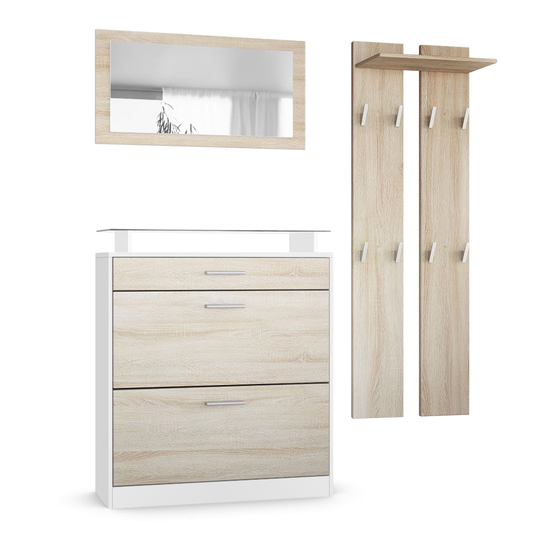 Elora Mini Garderobenset Korpus Weiß