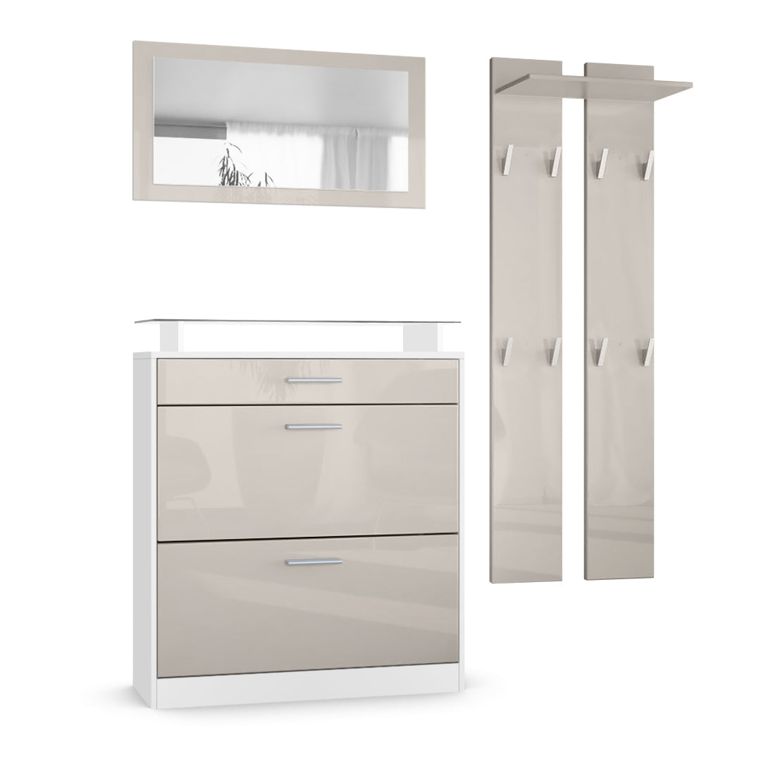 Elora Mini Garderobenset Korpus Weiß