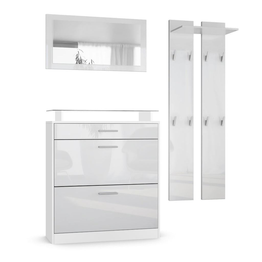 Elora Mini Garderobenset Korpus Weiß