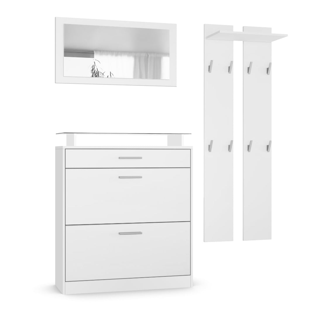 Elora Mini Garderobenset Korpus Weiß