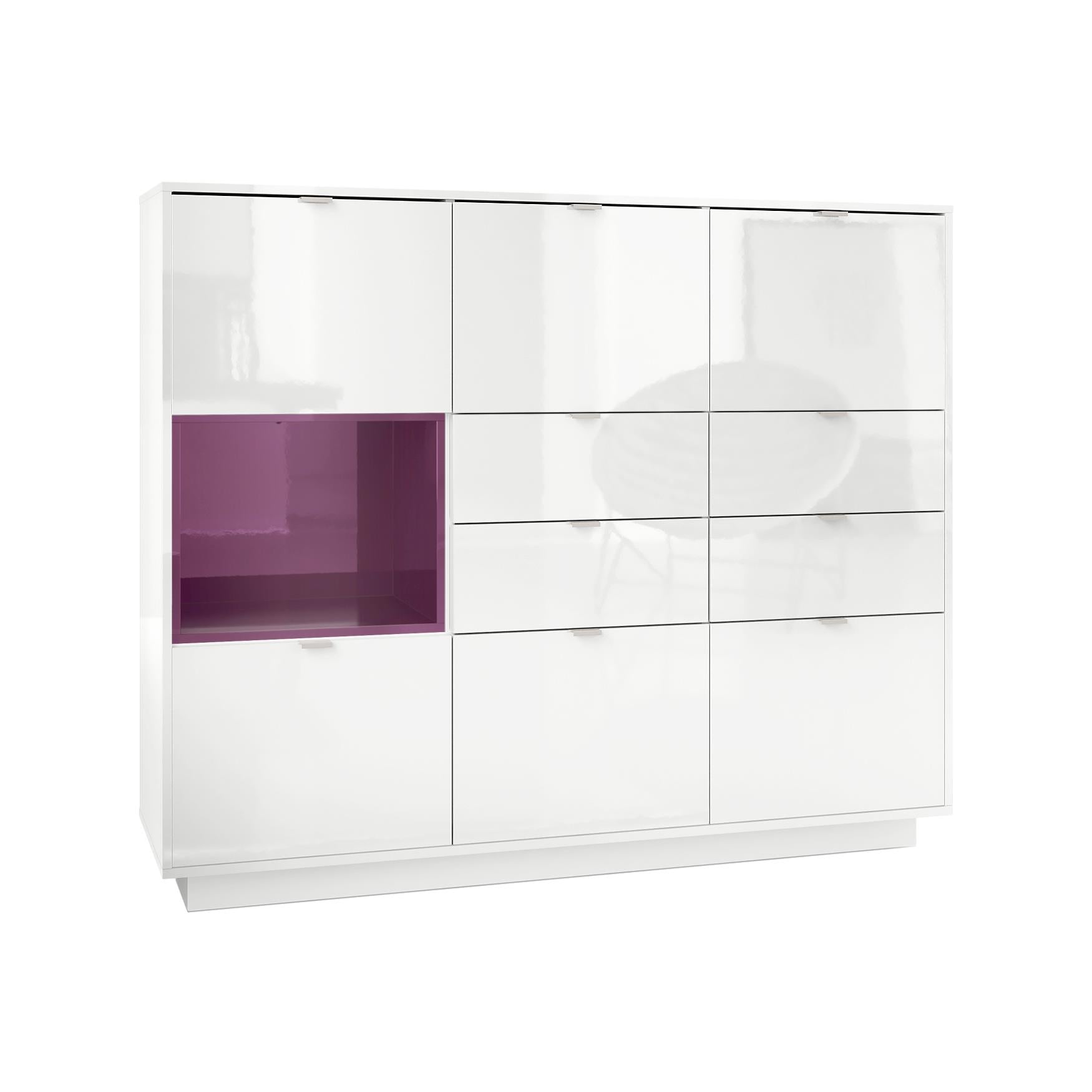 Skagen M2 Highboard Korpus Weiß