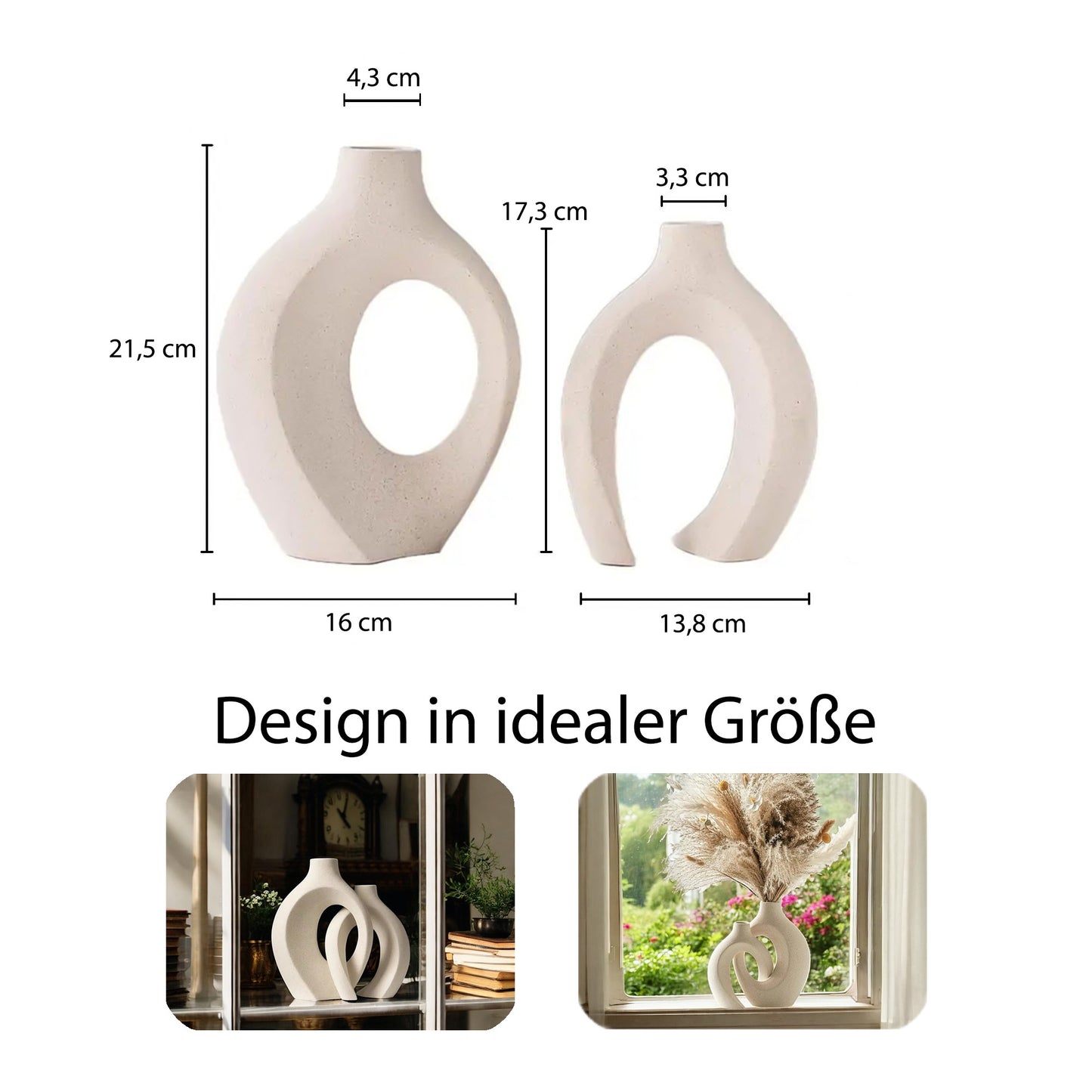 Vase Vera 2er Set
