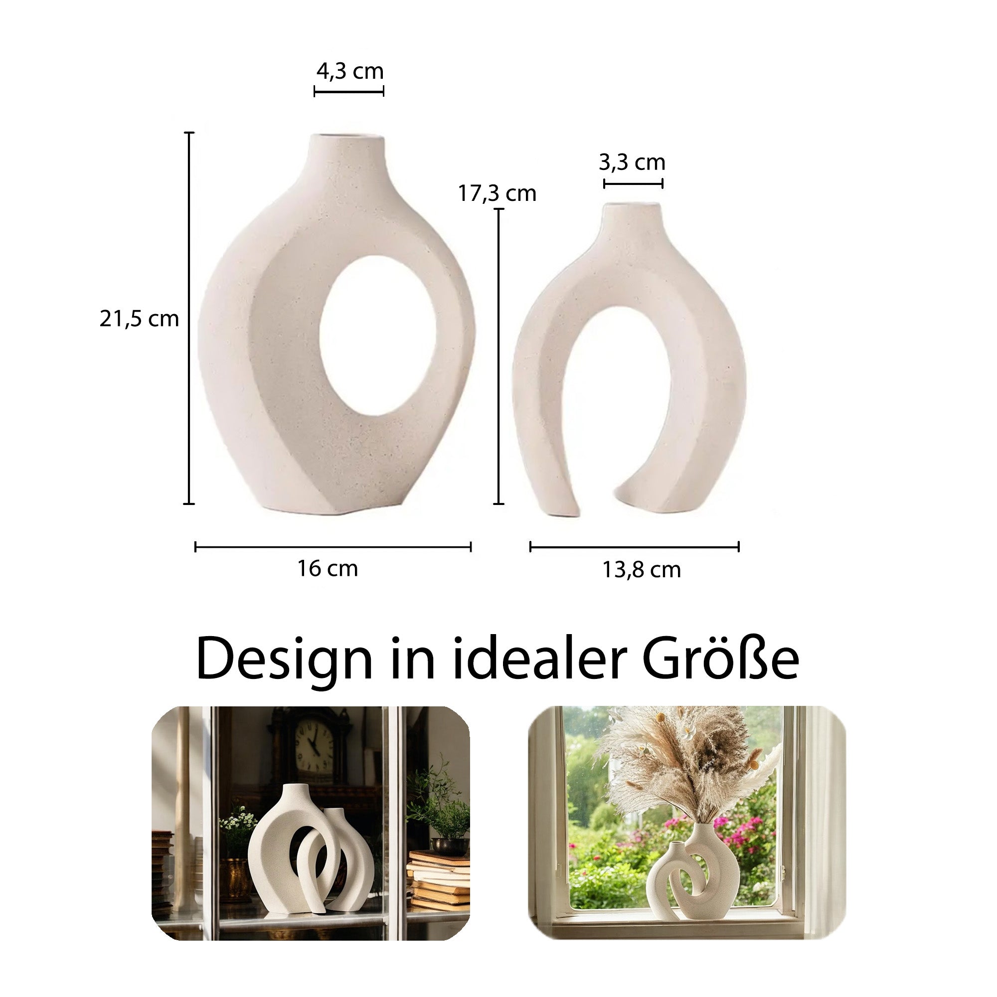 Vase Vera 2er Set
